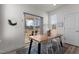 Dining area with access to the outdoor patio at 40 Glendavis Hollow Dr, Franklinton, NC 27525