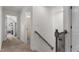 Upstairs hallway with carpet at 40 Glendavis Hollow Dr, Franklinton, NC 27525