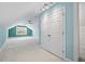 Spacious bedroom featuring dual closets, vaulted ceilings, and a cozy atmosphere at 504 Crooked Pine Dr, Cary, NC 27519