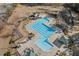Neighborhood pool features a six-lane competition area, lounge seating, and a kiddie pool at 504 Crooked Pine Dr, Cary, NC 27519