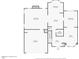 Detailed floor plan of the house, showing the layout of the living room, kitchen, and dining areas at 5129 Chasteal Trl, Raleigh, NC 27610