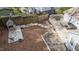 View of backyard with a multilevel wood deck and patio with stepping stones at 5412 Farley Dr, Raleigh, NC 27609