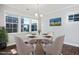 Charming dining room features a modern table, stylish chairs, and a large window view at 5501 Advancing Ave, Raleigh, NC 27616