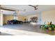 Spacious garage equipped with storage, organization and recreation possibilities at 1326 Lochshire Dr, Burlington, NC 27215
