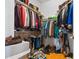 Spacious walk-in closet with ample shelving and hanging space for clothes and shoes at 1326 Lochshire Dr, Burlington, NC 27215