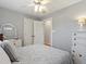 Bedroom featuring neutral paint, bed and dressers at 1617 Heritage Club Ave, Wake Forest, NC 27587