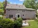 Beautiful backyard exterior with patio, lush landscaping, and a well-maintained facade at 2001 Carrington Dr, Raleigh, NC 27615