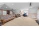 Spacious living room with comfortable seating, a desk and a tv set at 29 Alban Row, Fuquay Varina, NC 27526