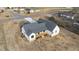 Birds eye view of home showcasing driveway and back porch at 2955 Mt Pleasant Rd, Willow Springs, NC 27592