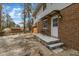 Inviting front exterior with a brick facade and a covered entry, providing curb appeal at 3108 Selkirk Pl, Raleigh, NC 27604