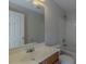 Bathroom with a single vanity sink and a shower-tub combination at 3671 Coach Lantern Ave, Wake Forest, NC 27587