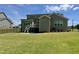 View of the backyard with nice lawn at 429 Teague St, Wake Forest, NC 27587