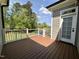 Outdoor deck overlooking the backyard at 429 Teague St, Wake Forest, NC 27587