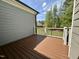 Outdoor deck overlooking the backyard at 429 Teague St, Wake Forest, NC 27587