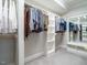 Large walk-in closet with custom shelving and plenty of storage space at 429 Teague St, Wake Forest, NC 27587