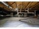 Clean crawl space with vapor barrier, ensuring a dry and healthy foundation for the home at 4705 Bernie Pl, Raleigh, NC 27616