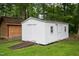 Outdoor storage shed with ample space for tools and equipment, ideal for lawn care and gardening at 4705 Bernie Pl, Raleigh, NC 27616