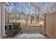 Enjoy outdoor living in the private backyard with a privacy fence at 684 Wickham Ridge Rd, Apex, NC 27539