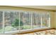 Sun room with large windows overlooking nature at 703 Caswell Rd, Chapel Hill, NC 27514
