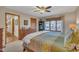 Spacious bedroom offers natural light, ample storage, and access to other rooms at 723 Chelsea Dr, Sanford, NC 27332