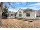 Rear of the house with a screened porch and patio at 8513 Barrett Hall Ln, Wake Forest, NC 27587