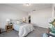 Comfortable bedroom with soft carpet and neutral paint at 1008 Sandtrap Way, Durham, NC 27703