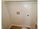 Spacious laundry room with hookups, electrical outlets, and space for appliances at 108 Torain St, Hillsborough, NC 27278