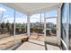 Screened in porch with a view of the landscape at 110 Cambria Ln, Morrisville, NC 27560