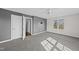 Bedroom with neutral walls, carpet, ceiling fan and window at 126 Claire Dr, Clayton, NC 27520