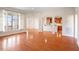 Spacious living area with hardwood floors, abundant natural light, and open layout for entertaining and comfortable living at 1324 Vanagrif Ct, Wake Forest, NC 27587