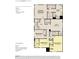 Second floor floorplan featuring five bedrooms, three full baths and one half bath at 1400 Malcus Ct # 57, Fuquay Varina, NC 27526