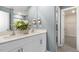 Stylish bathroom featuring double sinks with modern faucets and ample counter space at 150 Ethel Ln, Angier, NC 27501