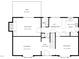 Floor plan showcasing a living room, dining room, Gathering room, kitchen, and deck at 2004 Beecham Cir, Raleigh, NC 27607