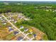 Overhead shot displays the home’s setting within a community, highlighting the landscape and neighborhood at 201 Northview Dr, Middlesex, NC 27557