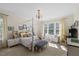 Inviting bedroom with a canopy bed, natural light, and a peaceful atmosphere for restful nights at 219 Colvard Park Dr, Durham, NC 27713