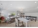 Spacious game room featuring a ping pong table, comfortable seating, and ample lighting at 219 Colvard Park Dr, Durham, NC 27713