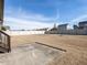 Large, fenced backyard with an inviting concrete patio at 30 Imperial Dr, Clayton, NC 27527