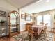 Elegant dining room with hardwood floors and natural light, perfect for Gathering meals at 30 Imperial Dr, Clayton, NC 27527