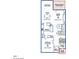 Floor plan showcasing the layout of the main level with living spaces, kitchen, and front porch at 3003 Weston Green Loop, Cary, NC 27513