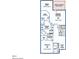 Detailed floor plan showcasing the layout of the upper level with bedrooms, bathrooms, and sitting area at 3003 Weston Green Loop, Cary, NC 27513
