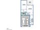 Floor plan showcasing the layout of the lower level with a two-car garage, flex room, and bedroom at 3003 Weston Green Loop, Cary, NC 27513