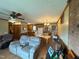 Open-concept living area with a view of the kitchen and dining space at 322 Blackstone Rd, Sanford, NC 27330