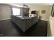 Spacious living room with a fireplace and hardwood floors at 401 Lawton Dr, Haw River, NC 27258