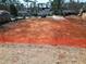 A vacant lot fenced off from a residential construction project, ready for construction at 405 Latimer Rd, Raleigh, NC 27609
