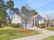 Charming home boasts manicured landscaping and a two-car attached garage at 5910 Lacebark Ln, Durham, NC 27713