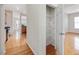 Spacious pantry with adjustable wire shelving providing ample storage space in the home at 5910 Lacebark Ln, Durham, NC 27713