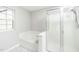 Bright bathroom featuring a separate shower and jacuzzi tub combination at 6715 Winding Arch Dr, Durham, NC 27713