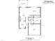 Floor plan showcasing layout of rooms including kitchen, living room, bedrooms, and garage at 706 Tibumoll Ln, Fuquay Varina, NC 27526