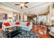 Spacious living area flows seamlessly to the kitchen and breakfast nook at 812 Long Meadows Rd, Chapel Hill, NC 27516