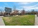 Exterior view of modern townhomes with a communal green space and contemporary architecture at 813 N Mangum St, Durham, NC 27701